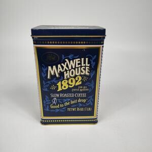 Vintage Maxwell House‎ Coffee Tin - 1892 100 Year Anniversary